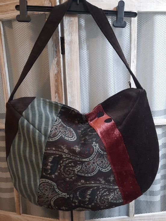 Koos Of Course Handbags - Vintage Koos Of Course Patchwork Hobo Bag